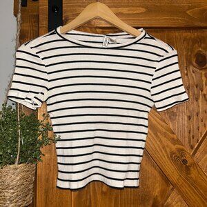 H&M ribbed crop